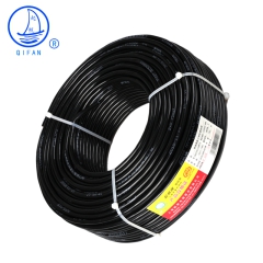 起帆(QIFAN)电线电缆 RVV2*1.5平方国标两芯电线2芯多股铜丝软护套线电源线 黑色100米