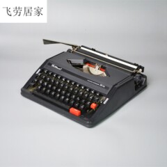 2022新品复古老式打字机飞鱼1980S白色英文机械正常使用中古旧物复古文艺礼物黑色