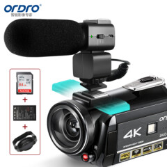 欧达（ORDRO）AC34K摄像机高清家用直播摄影机专业数码DV录像机30倍变焦增强防抖抖音短视频旅游会议vlog