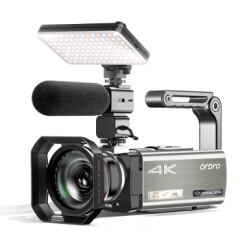 欧达（ORDRO）AX60高清直播摄像机4K光学变焦录像机专业手持式数码DV家用摄影机婚庆会议拍摄