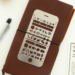 左一仁绘图数字日期手帐图案图形设计绘画模板todo手账模版尺子iPhone手机手帐尺