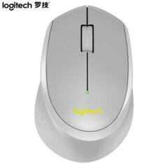 罗技（Logitech） M330 轻音无线办公鼠标 带无线微型接收器 灰色