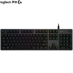 罗技（G）G512有线游戏机械键盘 全尺寸 RGB背光机械键盘 C轴 类青轴 FPS吃鸡LOL（可定制服务详情咨询客服）