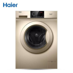 海尔（Haier）滚筒洗衣机 XQG100-B016G 金色 变频节能 一级能效 巴氏除菌 10公斤