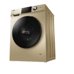 海尔（Haier）滚筒洗衣机 G100928HB12G 金色 10公斤 一级能效 洗烘一体
