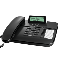 集怡嘉(Gigaset)原西门子品牌 电话机座机 固定电话 办公家用 黑白名单 耳麦接口 6025黑色