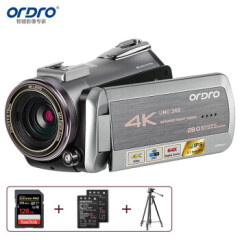 欧达（ORDRO）AZ50智能4K高清数码摄像机专业直播摄影机家用DV录像机旅游婚庆拍摄