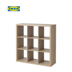 IKEA 宜家 KALLAX卡莱克开放储物9格柜书柜展示柜可搭配抽屉门板
