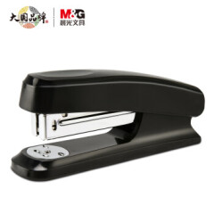晨光(M&G)文具12#订书机 耐用便携订书器 办公用品 黑色单个装ABS92723