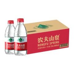 农夫山泉 380ml 饮用天然水24瓶/箱 