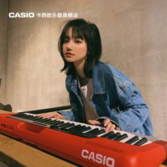 Casio卡西欧CT-S200乐器旗舰店电子琴61键便携式网红爆款小花琴