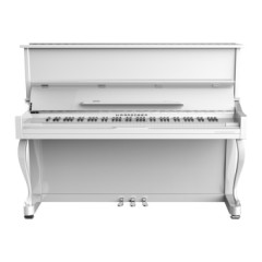 德国哈罗德H-1立式原装进口钢琴家用教学专业演奏钢琴121高度 白色 H-1