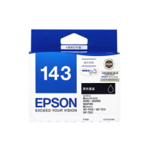 爱普生（EPSON） T143墨盒T1431/2/3/4（适用900/960FWD/7018）打印机 T1431黑色墨盒 (约945页) 送货上门