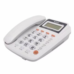 美思奇（MSQ） 8018电话机来电显示家用座机固话免电池\/防雷击\/商用办公电话机 8018白色