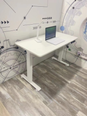 升降办公桌 1800*900mm 单电机 二节 白色 台面材质：环保颗粒板